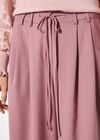 Pleat Detail Wide-Leg Trousers, Pink, large