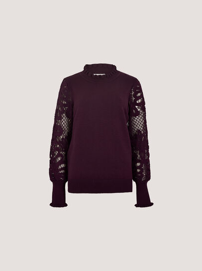 Lace Mesh Jumper