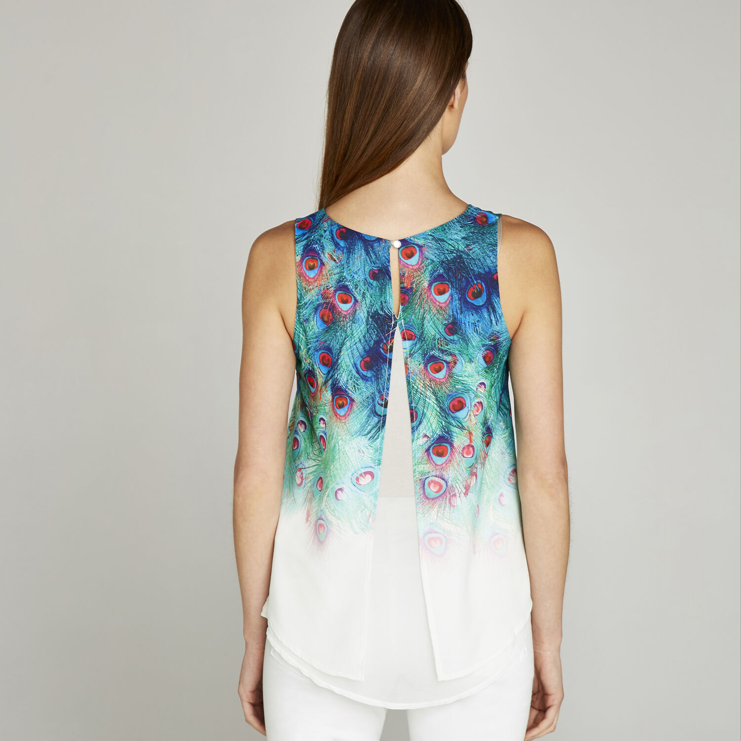 Apricot discount peacock top
