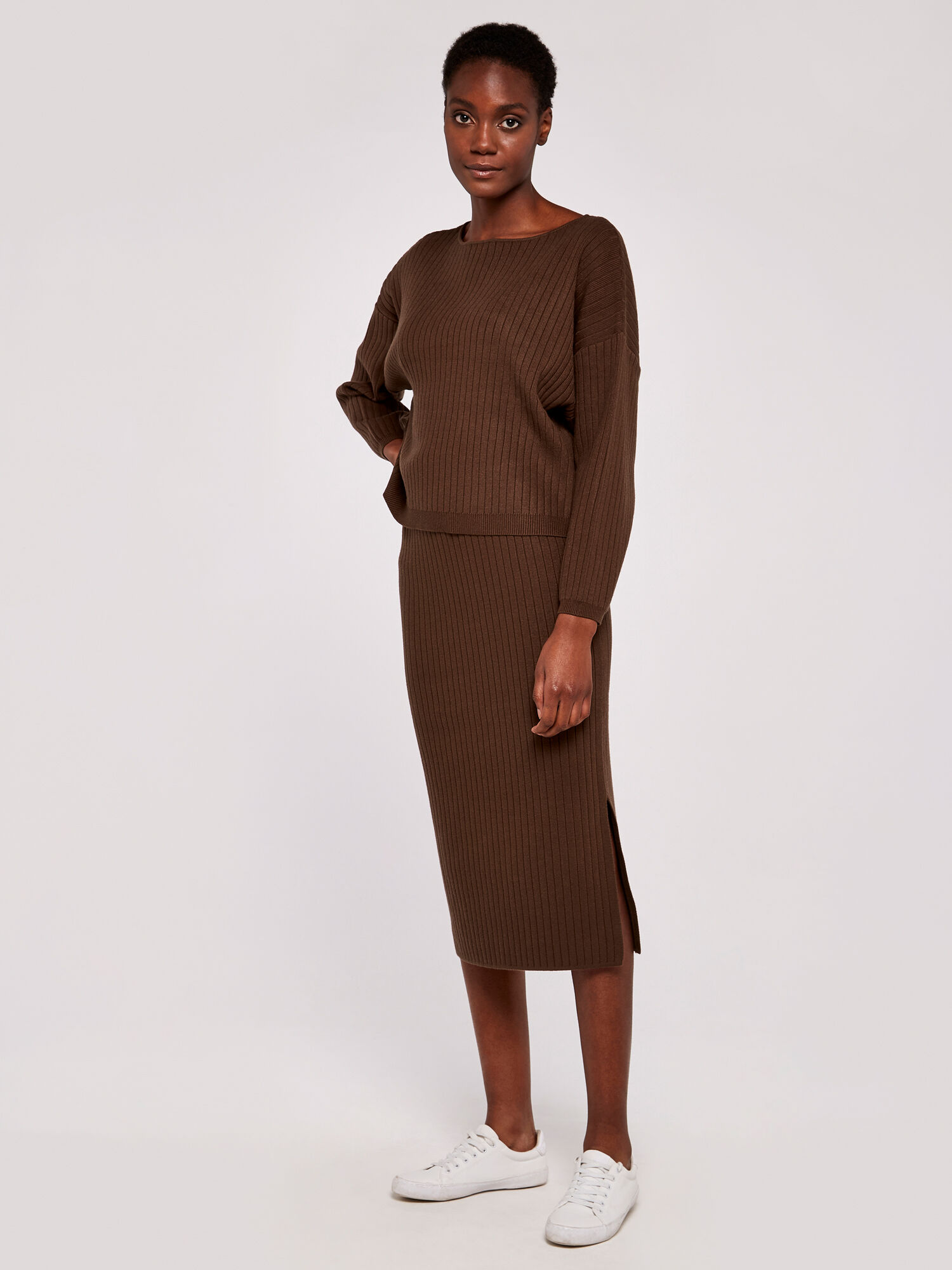 Brown skirt 2025 co ord