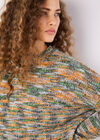 Space Dye Boxy Jumper, Green, large