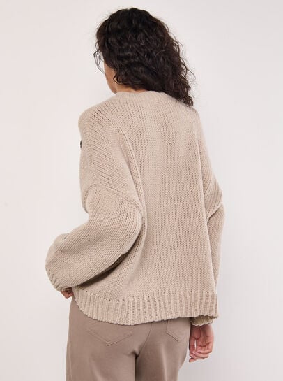 Embroidered Flower Jumper