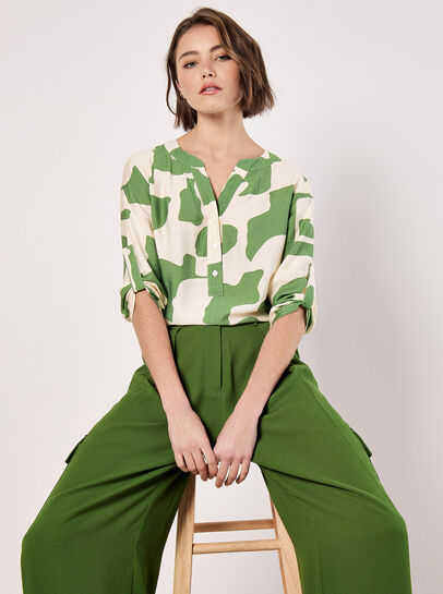 Abstract Shapes Blouse