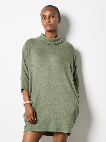 Soft Touch Cocoon Mini Dress