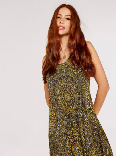 Moroccan Mandala Midi Dress