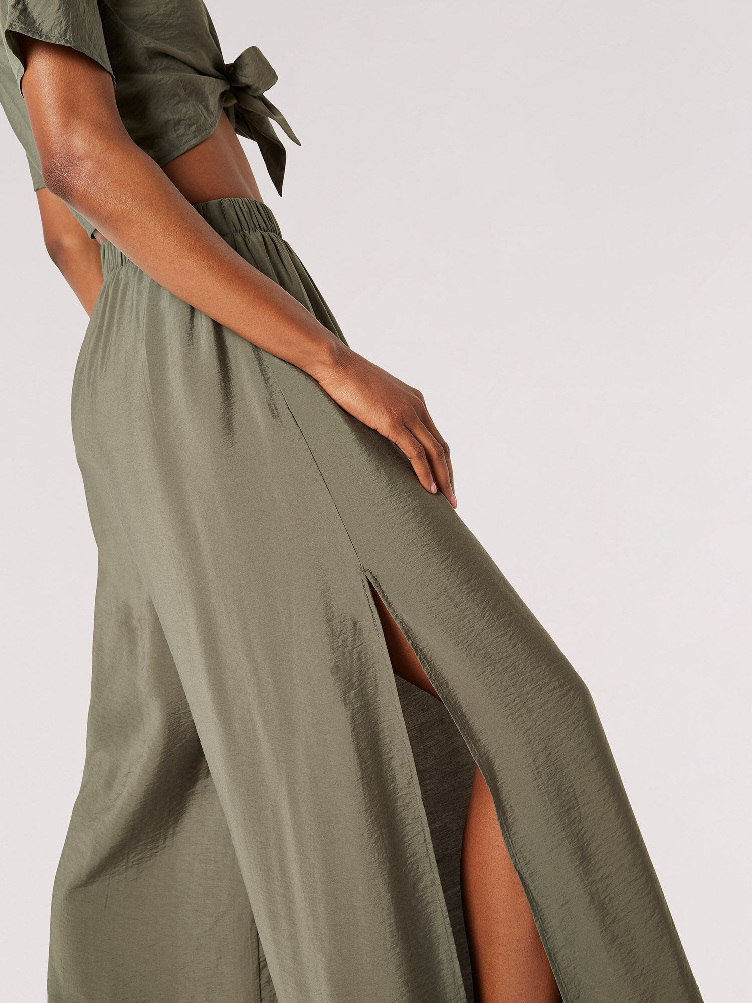 Palazzo hose mit schlitz Clearance