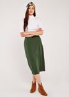 Mock Neck Top, White, large