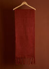 Soft Boucle Knit Scarf, Rust, large