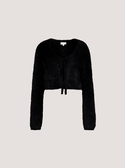 Fluffy Cropped Bolero