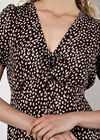 Animal Print Midaxi Dress, Brown, large