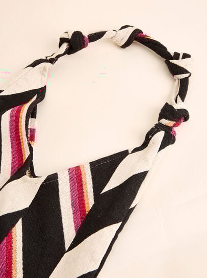 Geometric Cotton Canvas Bag