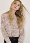 Space Dye Boxy Cropped Jumper, Red, large