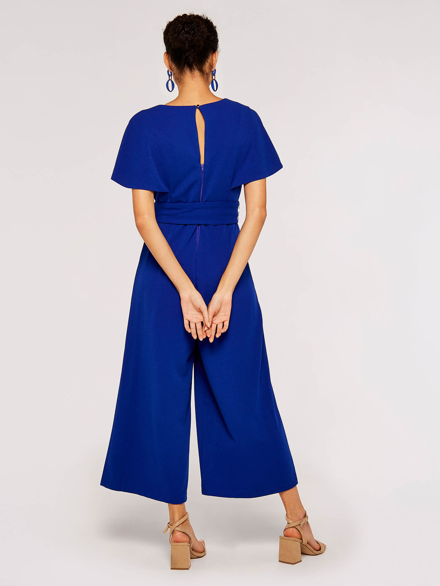 Warehouse animal print culotte jumpsuit sales