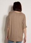 Soft Touch Batwing Top, Stone, large