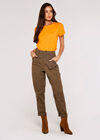 Oversize High-Low Top, Orange, large