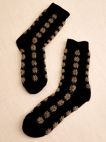 Floral Daisy Socks