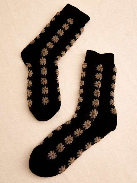 Floral Daisy Socks