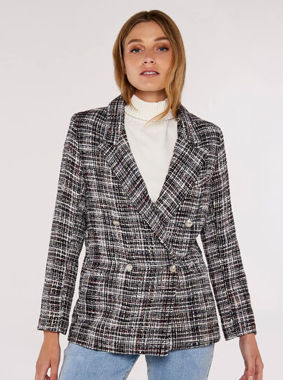 Tweed Oversized Tailored Blazer