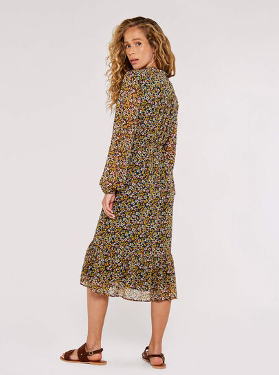 Pansy Ditsy Ruffle Dress