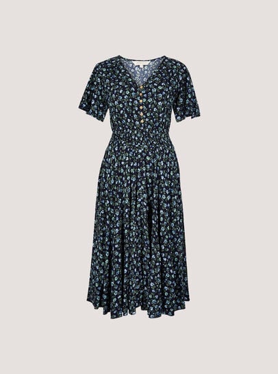 Ditsy Floral Midi Dress
