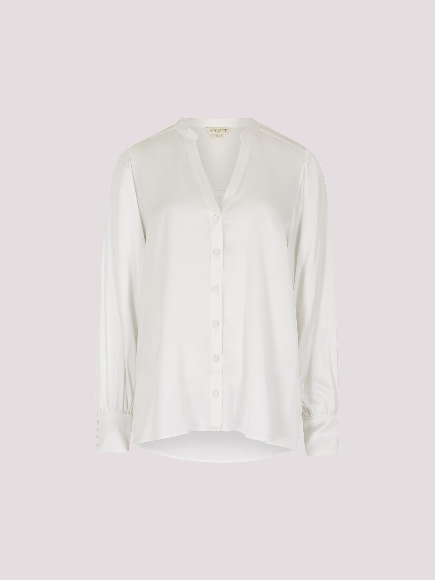 ivory satin blouse