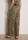 Kaleidoscope Print Woven Trousers, Khaki, large