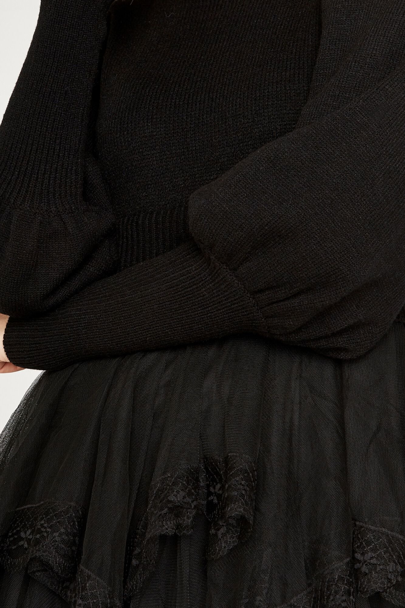 Mesh Skirt Jumper Dress | Apricot UK