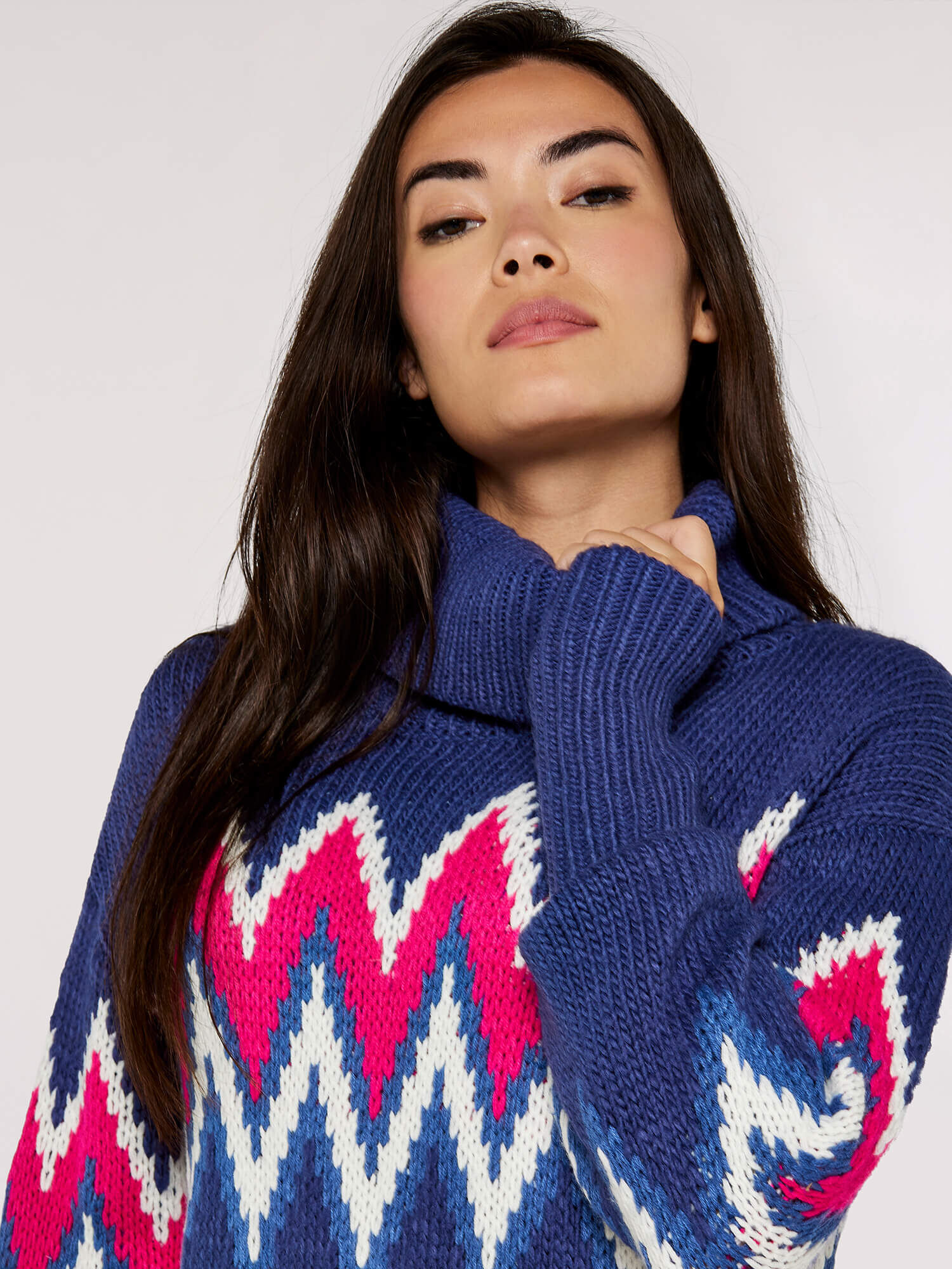 Chevron deals jumper dress
