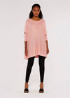 Lurex Long Sleeve Jumper, Pink, large