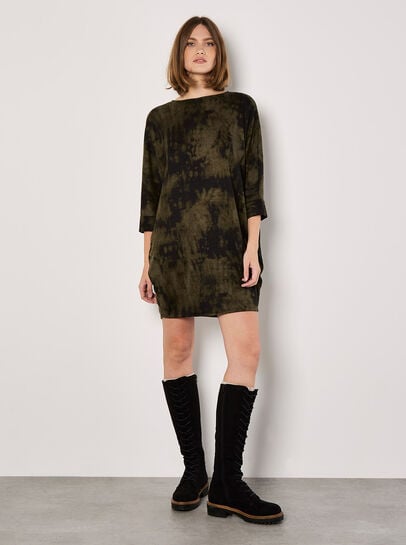 Tie Dye Knit Mini Dress