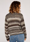 Chunky Knit Jumper, Grey, large