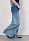 Dip Dye Wide Leg Jeans, Blue, large