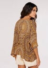 Moroccan Mandala Oversized Top, Mustard, large