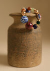 Multi Stone Beaded Bracelet, Blue, large