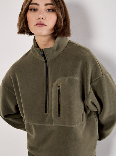 Zip Down Premium Fleece Jumper