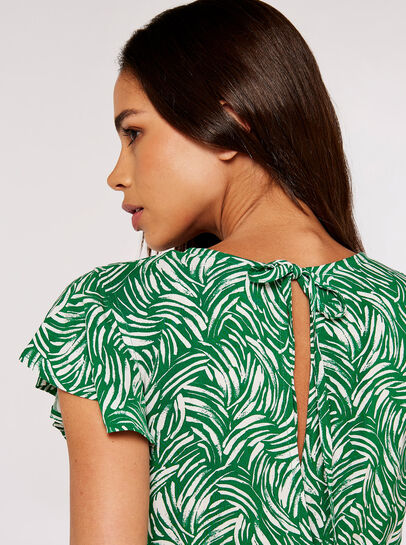 Brushstroke Weave Palazzo Jumpsuit