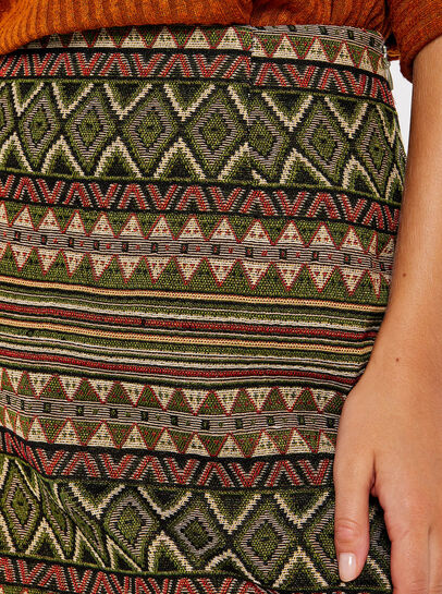Aztec Jacquard Mini Skirt