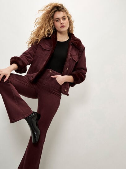 Lulu Mid-Rise Flared Jeans
