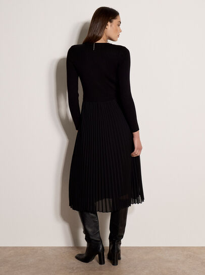 Ribbed Knit Midi Dress