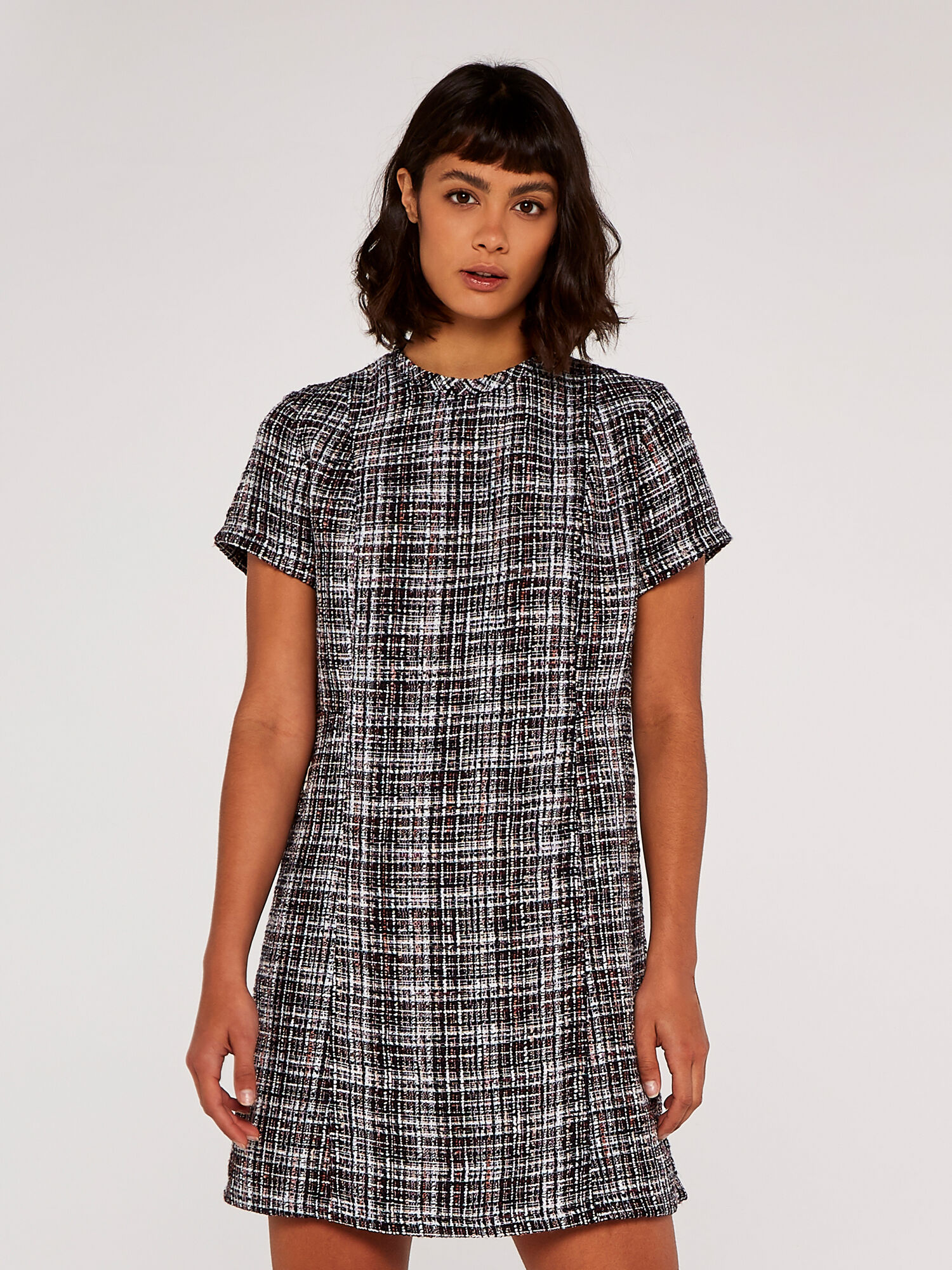 Tweed hot sale shirt dress