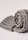 Long Leg Warming Socks, Grey, large