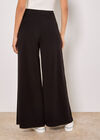 Soft Touch Wide Leg Joggers, Black, large