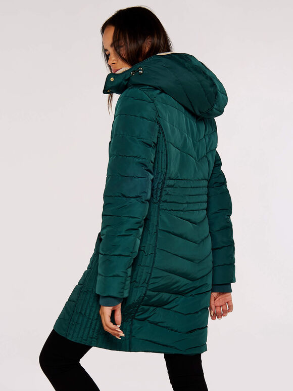 Multi-panel Puffer Coat