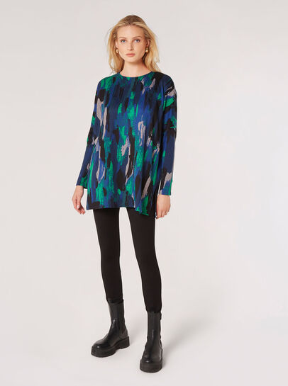 Paint Splash Knitted Top