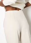Add smart separates to your wardrobe with these tailored trousers. Designed in a flattering tapered cut, they feature decorative pockets, a zip and hook fastening, and pleat detailing.

Style these tapered trousers with a soft satin blouse for a chic look that's perfect for the office., Stone, large