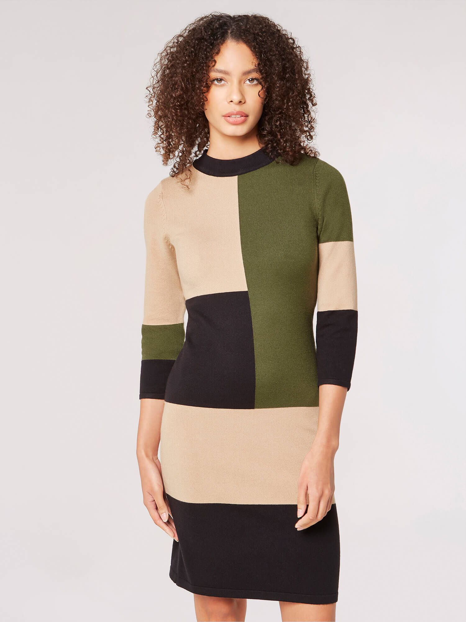 Colour block bodycon dress store
