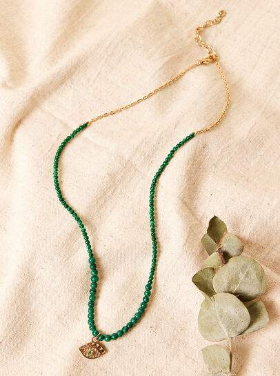 Emerald Semi-Precious Necklace