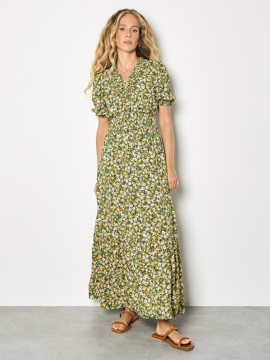 urban outfitters green floral maxi dress Urban Outfitters Green Floral Dress UO Green Flower Mesh Maxi Dress Urban Outfitters UK