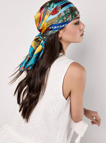 Satin Printed Scarf
