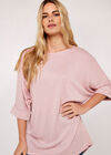 Soft Touch Batwing Top, Pink, large